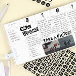 컬러레시피 알파벳 스티커 : 페이퍼리안 PAPERIAN