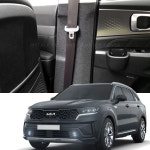 쏘렌토 MQ4 안전벨트 스크래치 방지 커버 흠집 킥패드 킥매트 실내 몰딩 가드 : 보레스