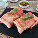찐 돼지갈비 맛 양념 돼지 왕목살 돼지구이 : 미트아울렛