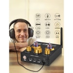 블루투스 5.0 진공관 G5654 프리 앰프 USB 디코딩 : 아자모