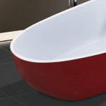 강화 아크릴 가정용 독립형 프리스탠딩 전원주택 바스 욕조 H8010 : 랑쉬