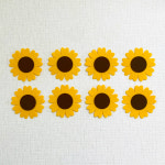 해바라기 꽃 재단펠트 국내산 자체제작 어린이집 환경판 아이방 꾸미기 : 이노STORE