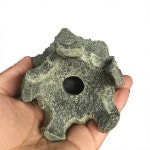 2 스타일 물고기 탱크 수족관 장식 고대 부처님 등대 동상 물고기 탱크 수족관 장식 액세서리 : 샵오오