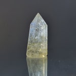 브라질 골든 루틸쿼츠 포인트 육각기둥 / 침수정 천연수정 광물표본 금홍석 Rutilated quartz / 루페우스 : 루페우스