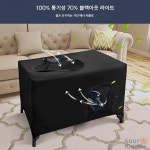 커버, 플레이야드용 신축성 있는 통기성 여행용 유아용 침대 캐노피,  낮잠을 어둡게 하는 유아용 침대 텐트 및 그늘 아기침대모기장 : 우야녹색마켓
