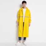 판초우의 대형 빅사이즈 남자 우비 남성 레인코트 모자 : BASIC STORE