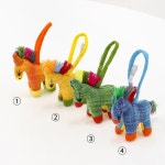 귀여운 느낌 유치원 어린이집 가방 꾸미기 말 키링 망아지 인형 열쇠 고리 키 홀더 참 : 리틀매니아