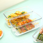 스카이락 물빠짐 채반 밀폐용기 3P 야채 과일 보관용기 : 창신리빙