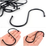 에스고리 S자형 고리 행거 블랙 특대/대 : 세현스타마켓