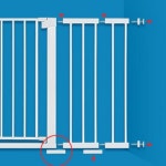 주방안전문 확장 패널 유아 안전 가드 부엌 거실 펜스 아기 애견 강아지 : 나나프리Free