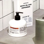 핸드워시디스펜서400ml 10.5x12cm 액체세제용기 캠핑느낌 욕실인테리어포인트 : 들꽃하우스