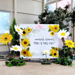 입체꽃 해바라기 포토존 세트 주문제작 자이언트플라워 현수막 전시 홍보 행사 : 크멋자이언트플라워
