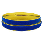 폭 2cm 국산 강력 접착벨크로 찍찍이 양면테이프 검정색 거칠이 보들이 20미터씩 세트 : 케이엘컴퍼니.