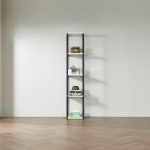 자취방 좁은공간 4단 키큰 틈새 술장식장 400x2030 그릇 피규어 부엌 넉넉 : 유니스마일