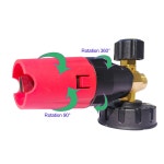 강력분무기 pressure washer snow foam lance foam 노즐 carwash foam maker for karcher elitech daewoo bort : 애니씽오케이