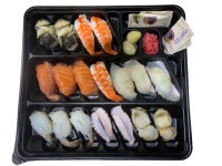 일회용 스시용기 12P 18P 초밥도시락 스시파티션 100개 : 동방팩