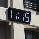 사인클락 / 실외 판넬형 (H800-M) - 학교시계, 운동장시계, 광장시계, 보안관실, 대형디지털 LED 벽시계 : G-CLOCK