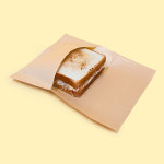 샌드위치 토스트 와플 크로플 포장 포켓형 내면코팅 종이 봉투 KP 크라프트 무지 500장 : J-팩토리