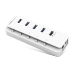 아이피타임 UH505-QC1 5포트 USB3.0 유무전원 USB허브 : 에브리랜
