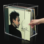 cd 랙 아크릴 정리 lp판 보관함 투명 dvd 수납대 레코드 수납 앨범 꽂이 1단 (8x33x35cm) : msub