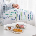 보온 반찬가리개 식사덮개 음식 상포 상보자기 식탁망 : 벨라코자