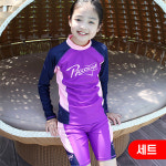 [J0500] 피코서프 상하수영복 [블라썸-1623] 긴팔수영복 : 오키즈