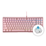 체리 MX 3.0S TKL RGB 사무용 기계식 키보드 게이밍 텐키리스 핑크, 청축 : CHERRY 체리키보드