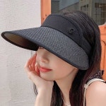 여성 보넷 챙넓은 썬캡 라탄모자 바캉스 비치모자 : sltstore