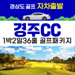 경주CC 1박2일 국내여행 경상북도 골프패키지[스위스로젠호텔 켄싱턴리조트 코오롱호텔] : 골프야