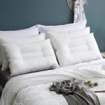 마이크로화이바 경추베개솜 거북목 일자목 높이조절 숙면베개 효성가공 알러지케어원단 휴비스솜 : 베딩트리