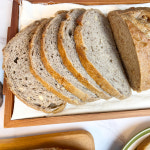 100프로 통밀빵 뺑콩플레 1kg 오픈 샌드위치 식전 비건빵 모닝빵 맛집 깜빠뉴 : 직스더브레드 통밀빵
