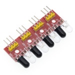 스마트 카/로봇용 4 채널 적외선 감지기 추적 광전 센서 : 대한종합기기상사