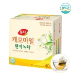 동서 캐모마일 현미 녹차 40티백 : 유니 공간