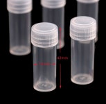 창조물산 (100ea)5ml 흰색캡 플라스틱 샘플용기 실험실 소분 화학 저장 병 당일발송 : 빠른직구글로벌