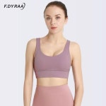 하이 임팩트 요가 브라 끈 장착 크롭트 탑 솔리드 스포츠 여성용 레깅스 : 샵오오