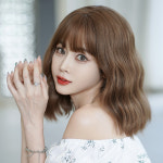 메리 단발 웨이브 통가발 : 모하디