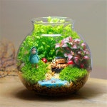 거실인테리어 집들이 다기능 유리 꽃병 병 항아리 LED 조명 홈 장식 웨딩 파티 테라리움 Bouteille Verre 꽃 풍경 : 시아몰시아몰