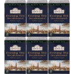 Ahmad Tea Decaffeinated Evening Tea 아마드티 디카페인 이브닝 홍차 티백 20개입 6팩 : 브릿지글로벌 유럽