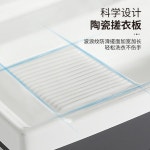 싱크 간이 세면대 욕실 사무실 이동식 빨래 싱크대 소형 미니 스탠드 보조세탁실 스테인레스 스틸 : 해피 패밀리