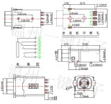 10 PCS PJ-436 구경 3.5MM 방수 및 방진 이어폰 소켓 오디오 2 고정 피트/열 : 대한종합기기상사