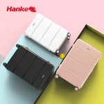 Hanke pc 수하물 남성 여행 트롤리 케이스 여성 가방 음소거 스피너 휠 tsa 잠금 알루미늄 합금 텔레스코핑 핸들 h9821 : 예뻐라 마트