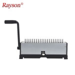 제본기 스프링제본기책분철 가정용 링 와이어링 스프링 플라스틱링 공장 사무실 빗 바인더 RAYSON RS-12 바인딩 기계 Comb-Type/Cl 폴더 a4... 