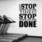 피트니스 인테리어 스티커 헬창스티커 Don  39t stop gym 비닐 벽 룸 87 : 볼우물즈