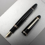 폭포 사무실개업 물소리 미니호환 중형 Jinhao X850 만년필 블랙 배럴 골드 클립 파인 중간 펜촉 쓰기 사무 학교 F7326 : 니더마켓식스
