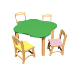 유치원 어린이집 교실 크로바 책상 H61-1 : 키즈스마일7