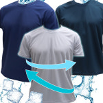 쿨론 기능성 남녀공용 무지 스포츠 쿨 러닝 나시 런닝 반팔 티셔츠 쿨링 아동 성인 : 더해피몰