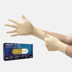 안셀 라텍스 장갑 산업용 실험용 식품용 장갑 63-864 마이크로플렉스 100매 : 세이프랩 Safelab