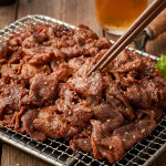 연탄 직화구이 석쇠 간장 불고기 / 석쇠 고추장 불고기 : 바다씨쌀롱