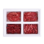 1등급 한우암소 선물 구이용 명품 2호세트 꽃등심 채끝 특수 1.7kg : 아산맑은몰