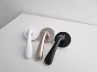 방문손잡이 AFL-3101 (3color) 버튼형 문손잡이 방문고리 손잡이  욕실 침실 중문 손잡이 셀프교체 방문인테리어 리모델링 : 문고리팩토리
